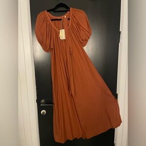 Doen Juno Dress in tierra, XXS